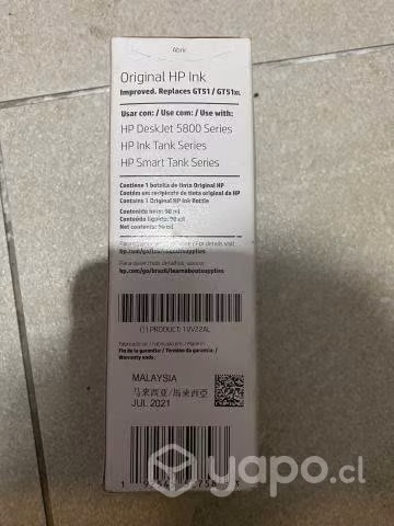 Tinta original negra HP GT53 - Imagen 2