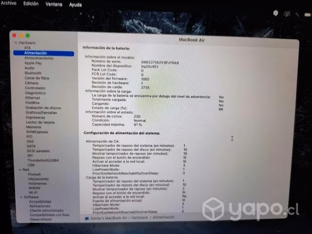 MacBook Air 13,3'' M1 (2020) 8 GB RAM 256 GB SSD