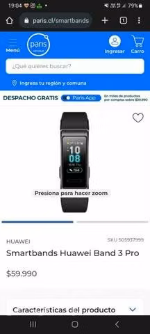Reloj Marca Huawei pro 3 - Imagen 4