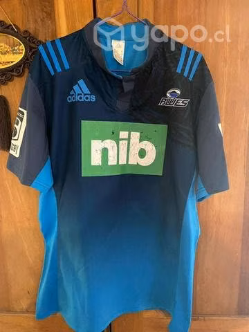 Camiseta blues rugby talla XL