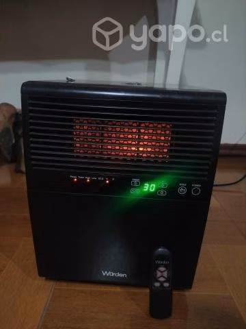 Estufa electrica con control ir a distancia