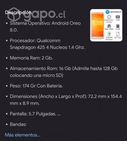 Moto E5 con memoria expandible a 128 - Imagen 5
