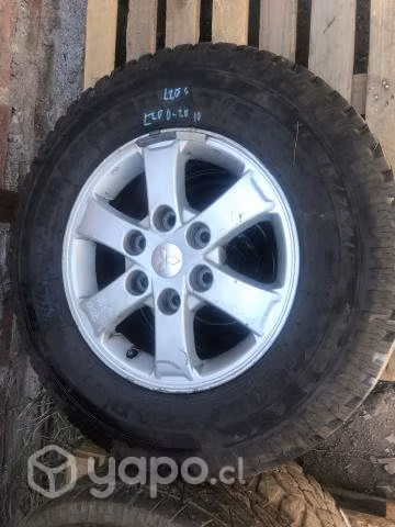 Llanta de aluminio neum (239) 22575R16 Mitsub L200