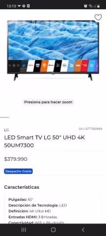 Smart tv LG