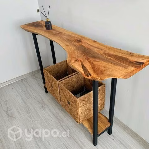 Mesas de arrimo madera metal