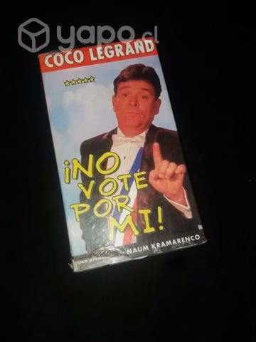Película No vote por mí vhs (Coco Legrand)