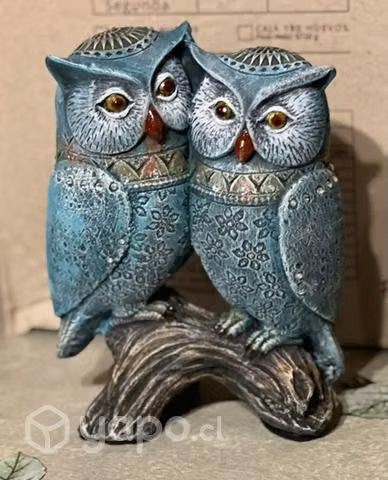 Figuras de yeso pintadas a mano