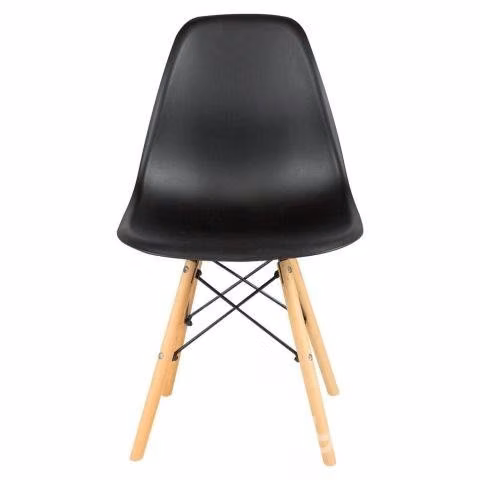 Silla para living, dormitorio o comedor Negro - Imagen 3