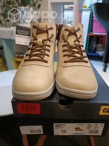 Zapatillas Urbanas CAT Interlace Marrón 41 y 42 - Imagen 4