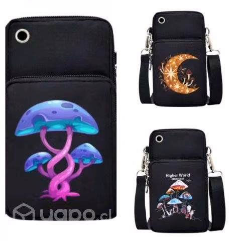 Bolsos para celulares y llaveros