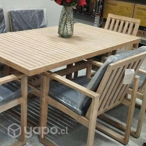 Oferta Juegos de terraza nuevos a mitad de precio