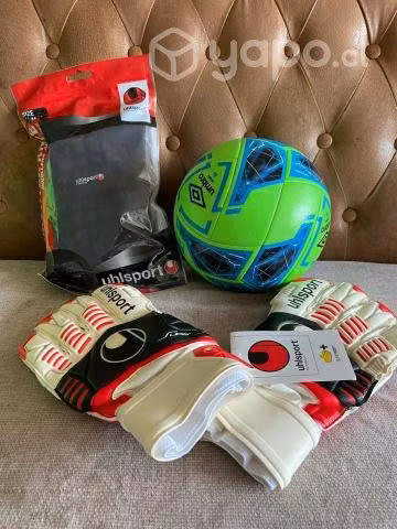 Equipamento de arquero + balon