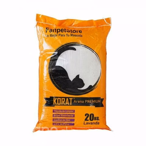 20 kg Arena sanitaria korat para gatos