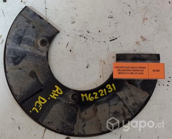 Protector Disco Freno Del Der MG ZS 2020