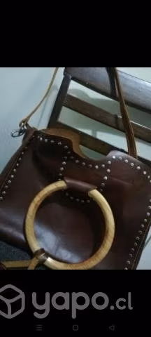 Cartera 100% cuero