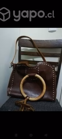 Cartera 100% cuero