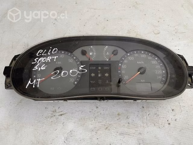 Sinóptico Renault Clio Sport 1.6 MT 2005
