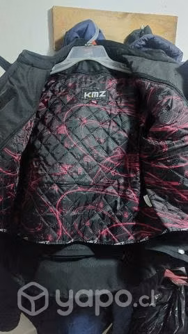 Chaqueta moto mujer