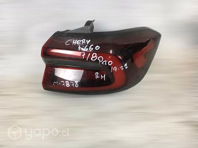 Foco trasero rh chery tiggo 7 pro 2019-2022
