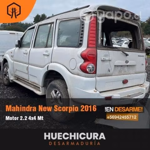 Tapiz techo mahindra new scorpio diesel 2016