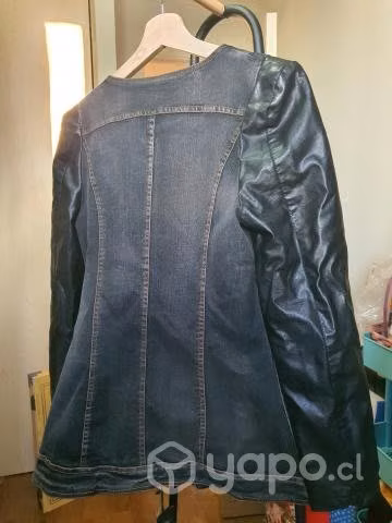 Chaqueta mezclilla y ecocuero - Imagen 6