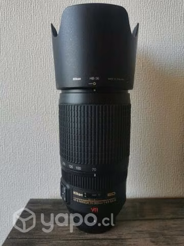 Lente Nikkor 70-300 Vr
