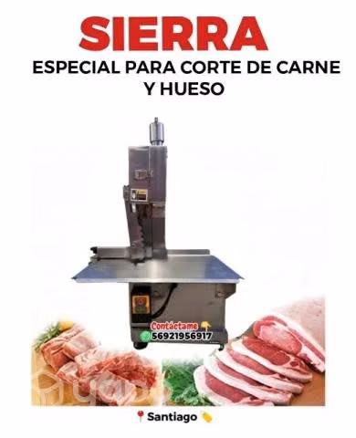 Sierra carnicera para cortes de carne y hue