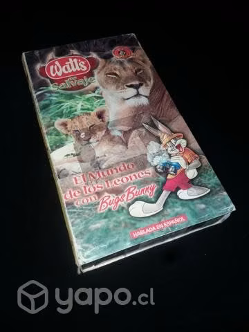 Película Bugs Bunny El mundo de los leones vhs