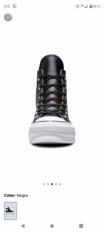 Zapatillas converse originales de cuero