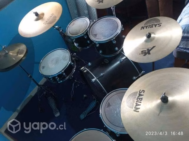 Batería target + 5 platos sabian - Imagen 3