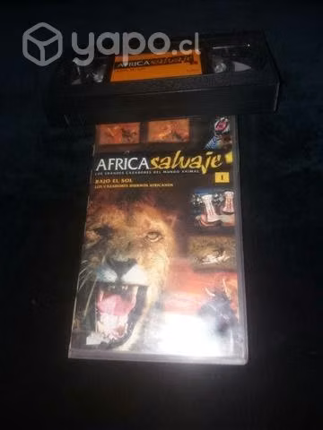 Película Documental Africa salvaje vhs