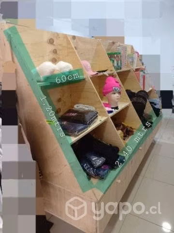 Mueble exihibidor negocio