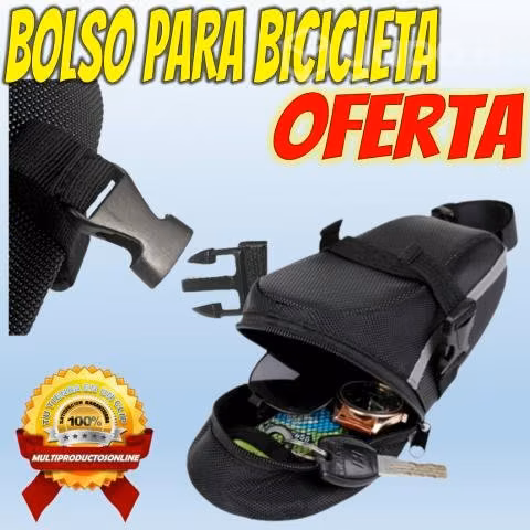 Bolso Para Sillin De Bicicleta Facil Instalación