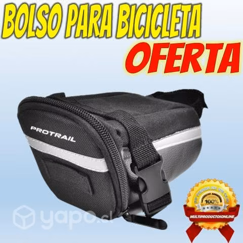 Bolso Para Sillin De Bicicleta Facil Instalación