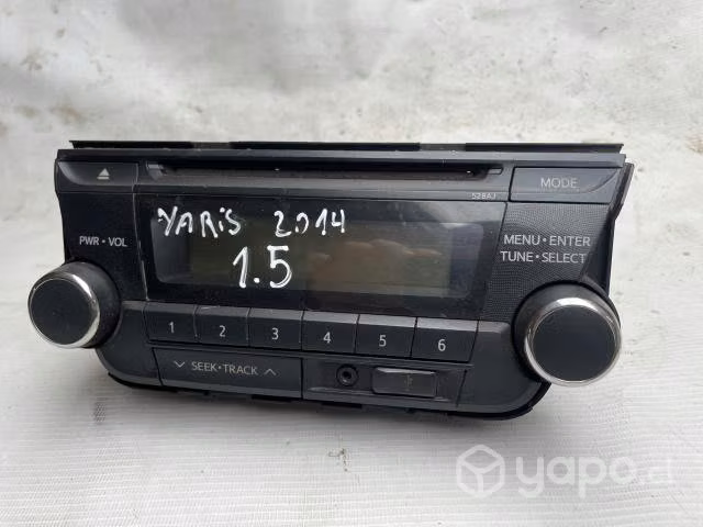 Radio Vehículo Toyota All New Yaris 2014