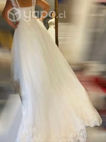 Vestido de novia estilo princesa - Imagen 2