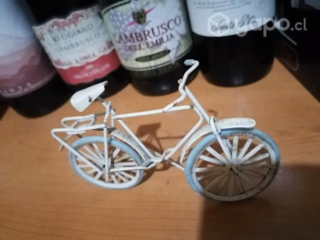 Bici metálica celeste - Imagen 6