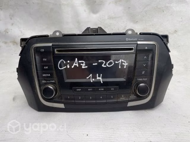 Radio Vehículo Suzuki Ciaz 2017