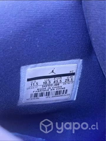 Jordan 1 Retro High Strap Midnight Navy 11.5 US - Imagen 5