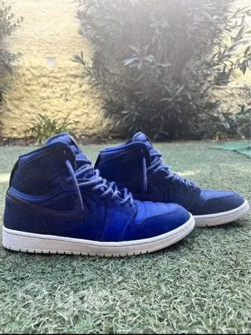 Jordan 1 Retro High Strap Midnight Navy 11.5 US - Imagen 2