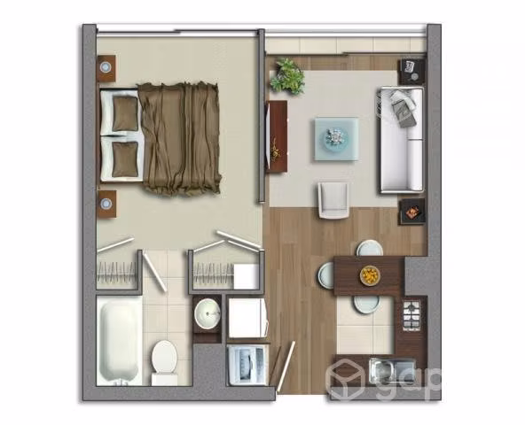 Depto. de 1 dormitorio