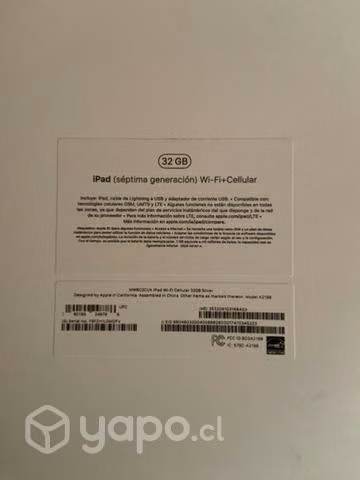 IPad de séptima generación 10.2 wifi