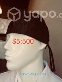 Vendó gorro de chef y panadero - Imagen 5
