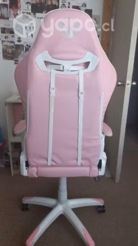 Silla gamer profesional color rosa