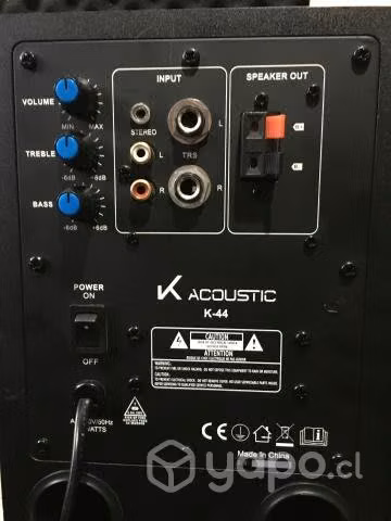 Monitores de estudio k acoustic k44