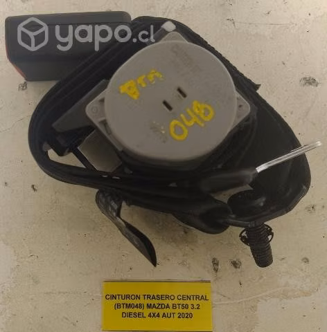 Cinturon Trasero Central (BTM048) Mazda BT50 3.2