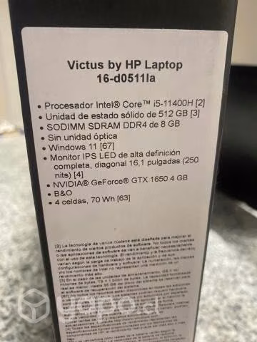 Notebook Gamer HP Victus 16 - Imagen 4