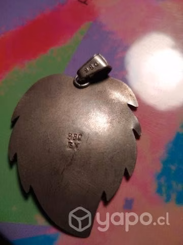 Virgen, colgante de plata 980
