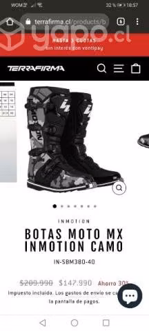 Botas para motos