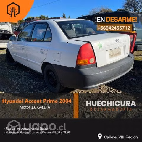 Chapa contacto hyundai accent prime 2004